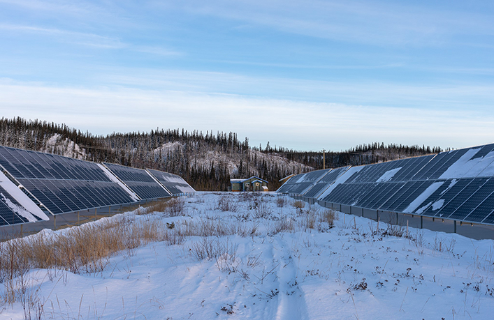 A series of solar panels