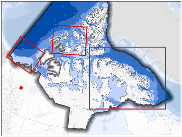carte des r&eacute;gions d'int&eacute;r&ecirc;t du p&eacute;trole et du gaz du Nord