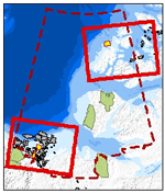 Hyperimages des regions de l'appel d'offres