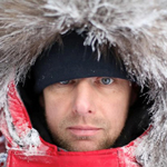 Rob Cooke wearing a parka with frost on it.